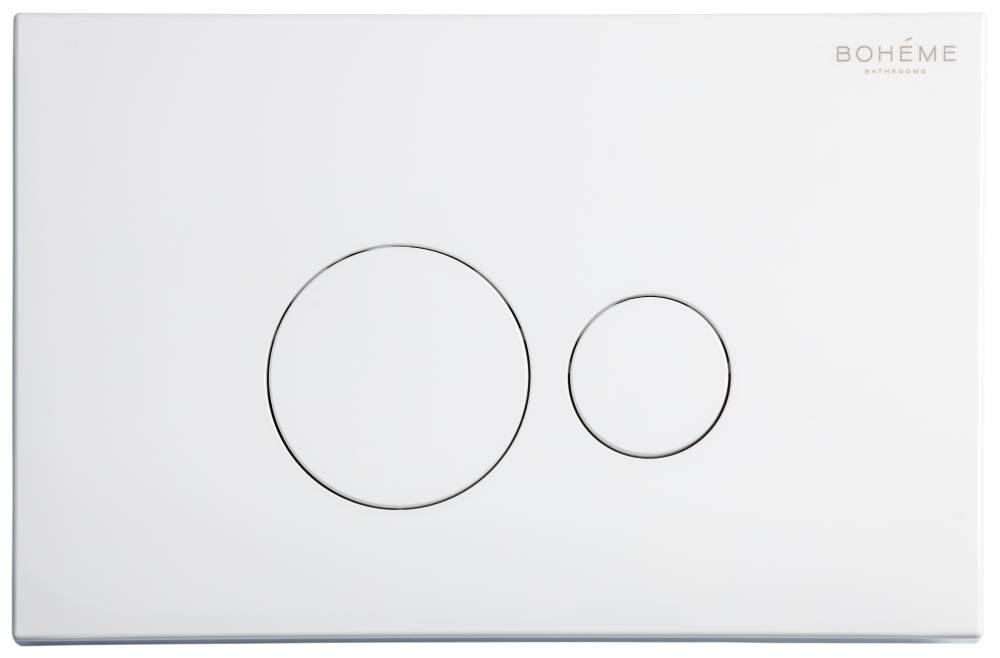 Кнопка смыва Boheme 668-W White