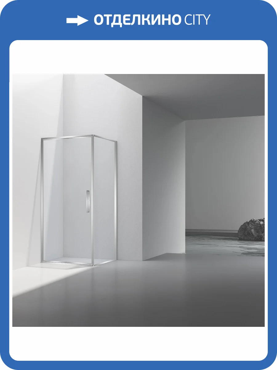Душевой уголок Vincea Slim VSR-4SLP9090CL профиль хром, стекло прозрачное, 90x90x195 фото 6