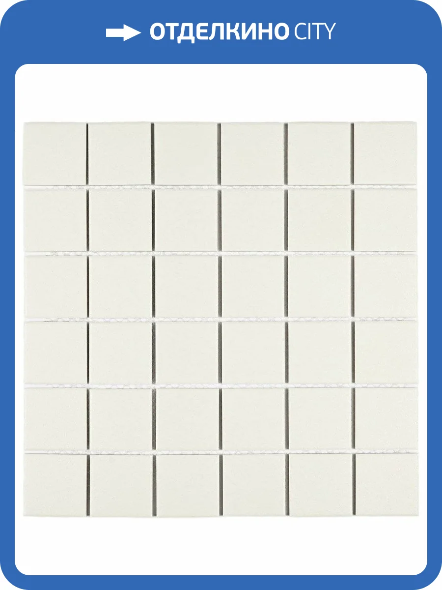 Мозаика Bonaparte Arene White (4.8x4.8) 30.6x30.6 фото 4