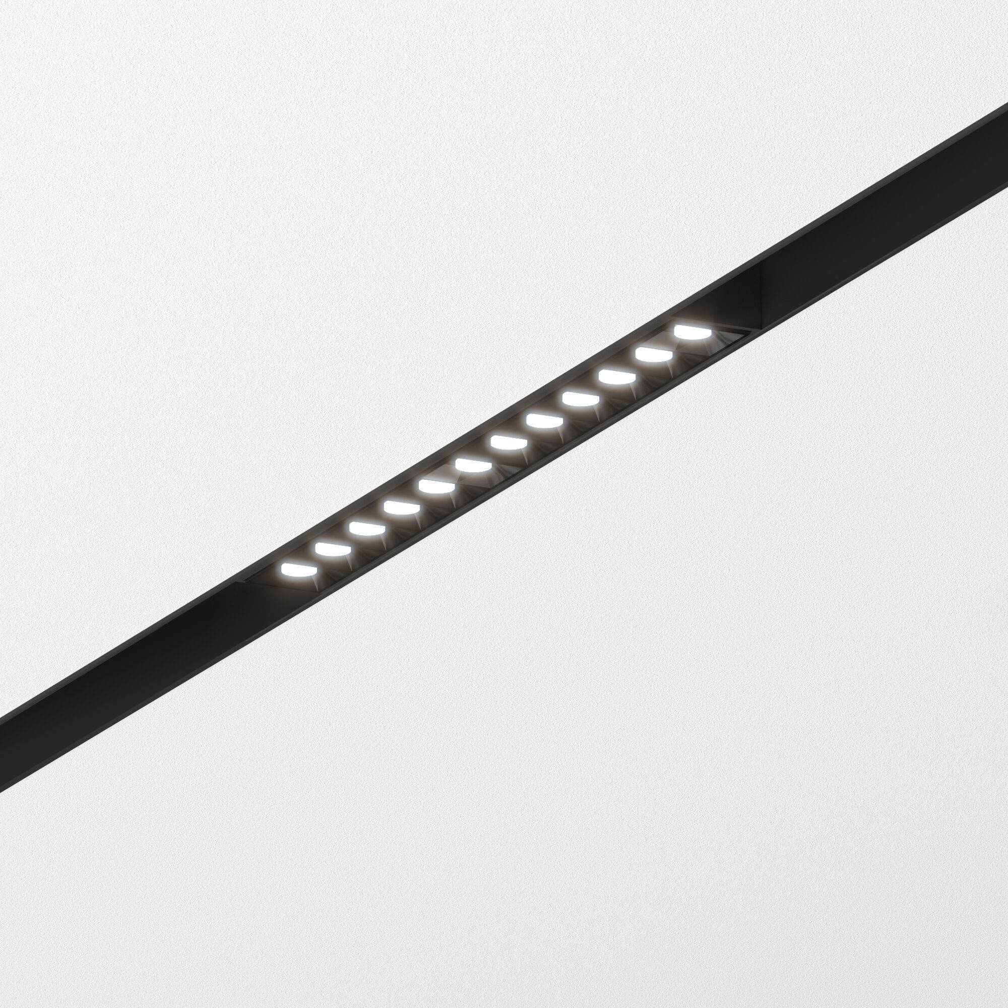 Трековый линейный светодиодный светильник Elektrostandard Slim Magnetic 85192/01 12W 2700-6500K Dim SL02 черный фото 2