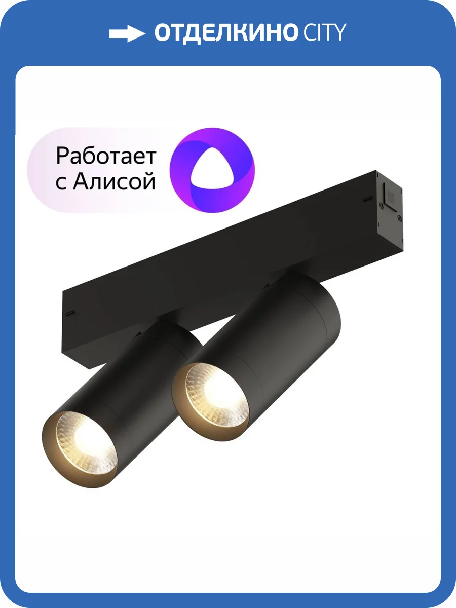 Трековый светодиодный светильник Denkirs Smart Spot DK8012-BK фото 5