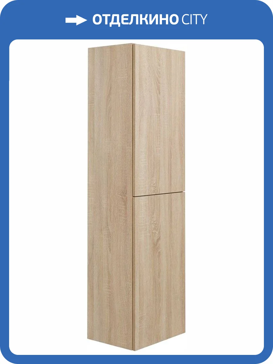 Шкаф-пенал Art&Max Verona-Push дуб сонома светлый фото 5