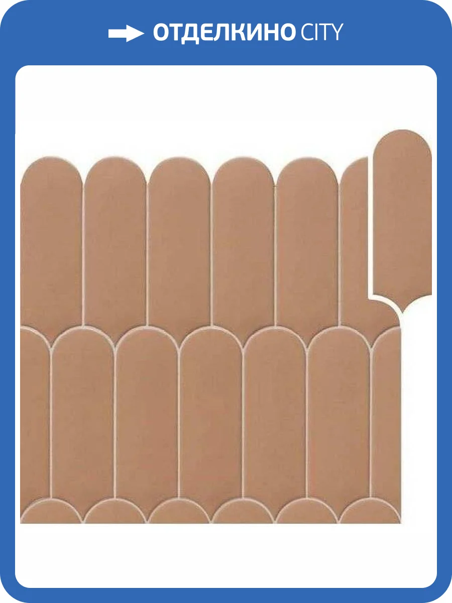 Керамическая плитка Natucer Fan Clay Matt 7.2x19.5 фото 2