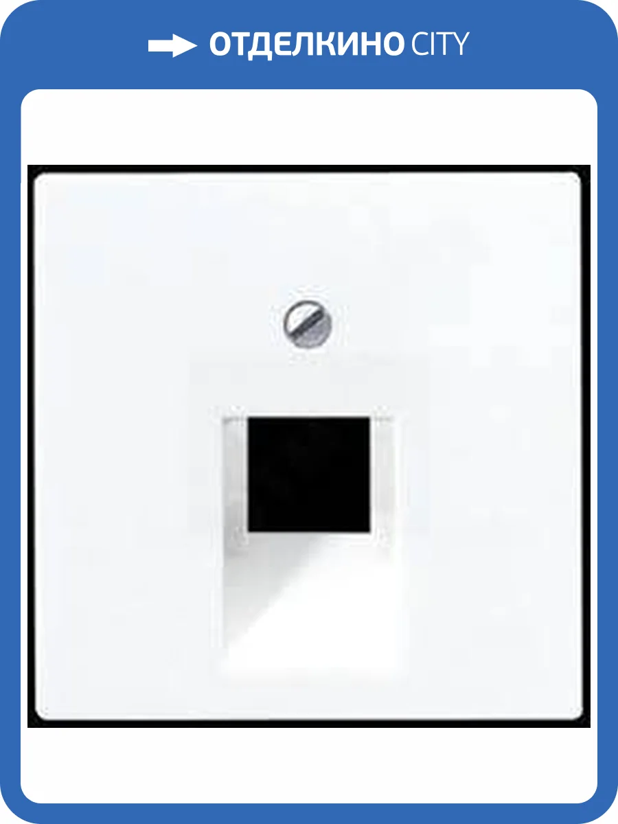 Накладка для телефонной розетки Jung A569-1PLUAWW фото 2