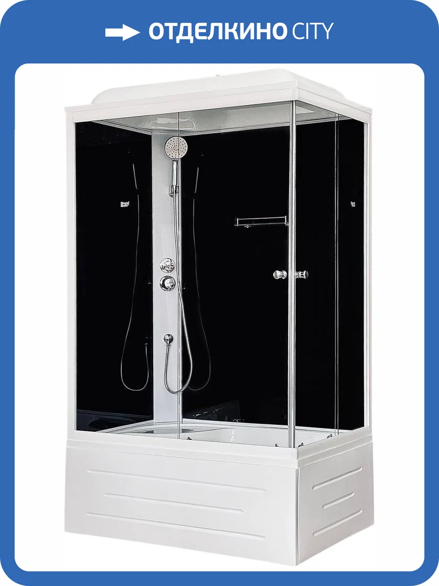 Душевая кабина Royal Bath BP RB8120BP5-BT-L с высоким поддоном, с сиденьем фото 5