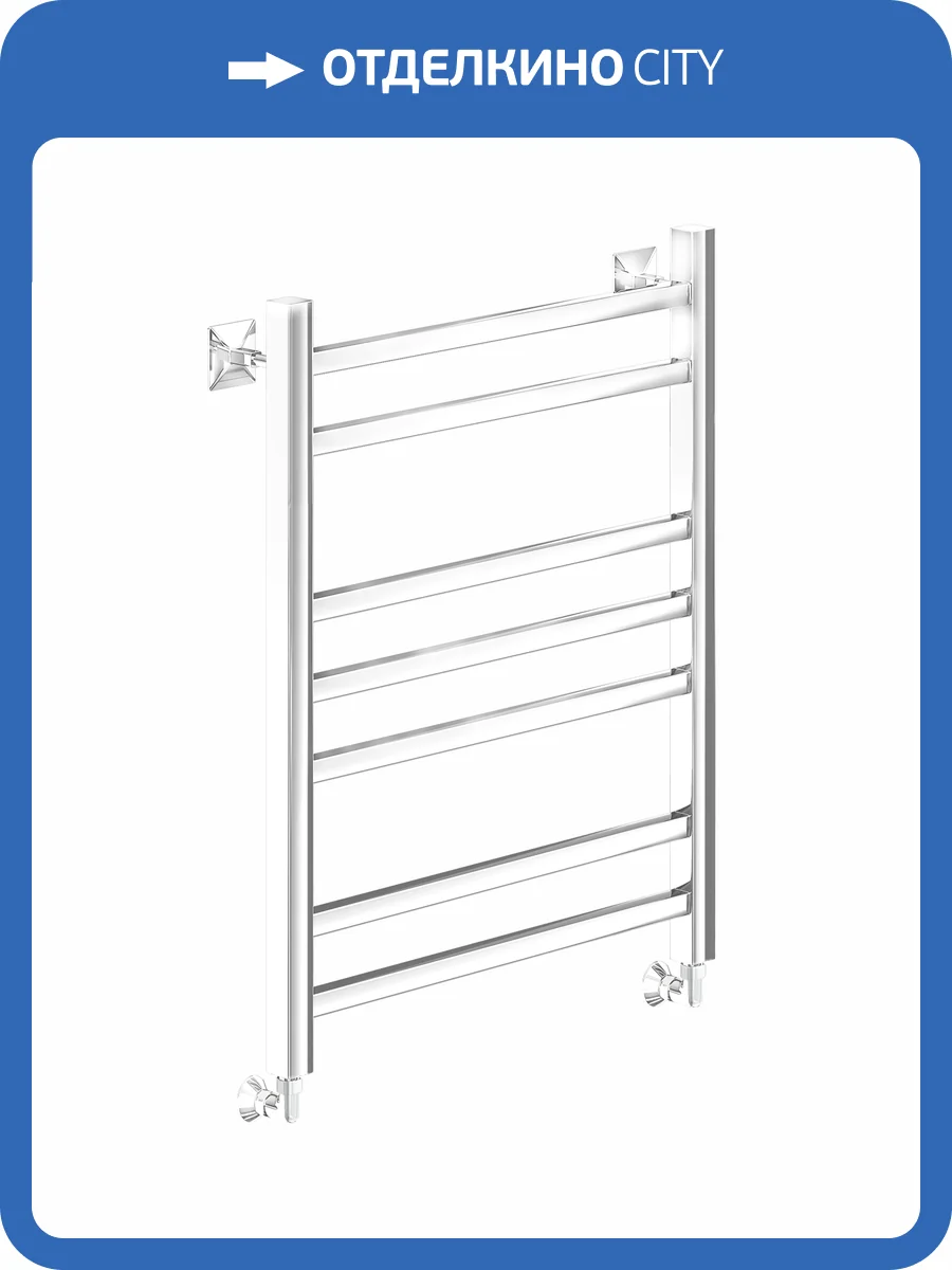Полотенцесушитель водяной Ника Modern ЛМ-5 60/40, белый матовый фото 2