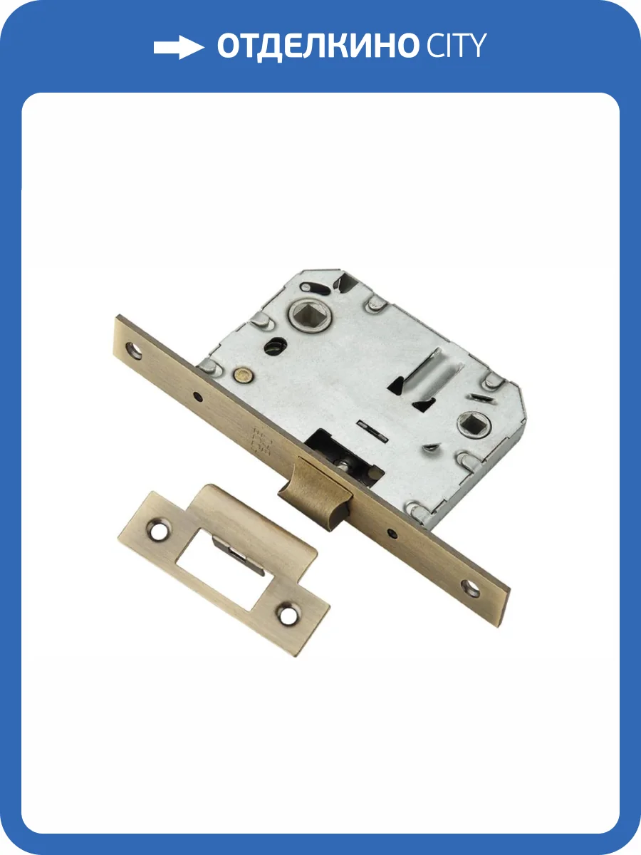 Защелка врезная ADDEN BAU WC 5070 BRONZE бронза фото 2