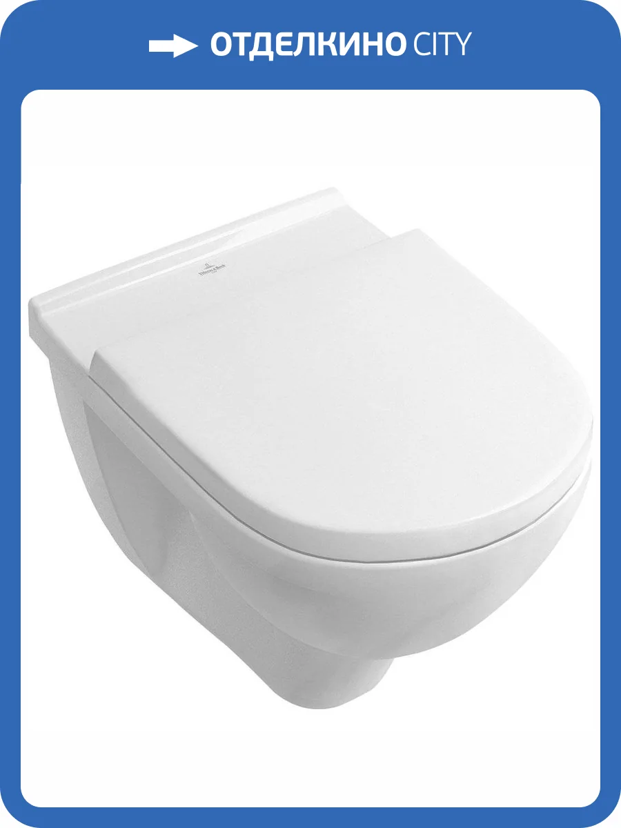 Унитаз подвесной Villeroy&Boch O.Novo 5660H101 альпийский белый фото 5