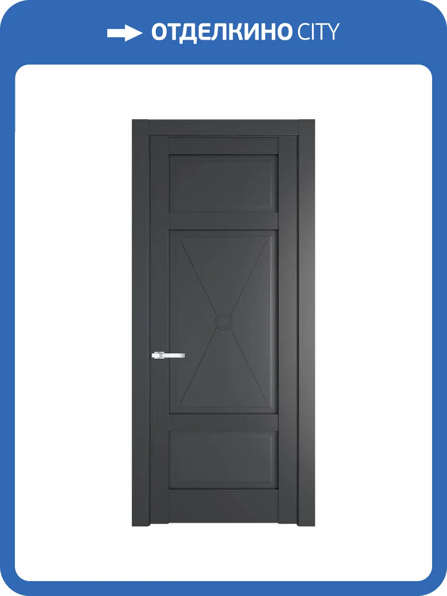 Межкомнатная дверь Profil Doors 1.3.1 PM полотно Графит 800x2000 фото 2