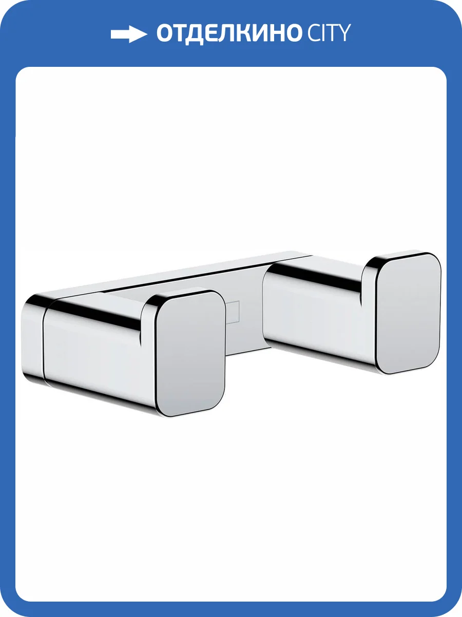 Крючок Hansgrohe AddStoris 41755000 двойной, хром фото 3