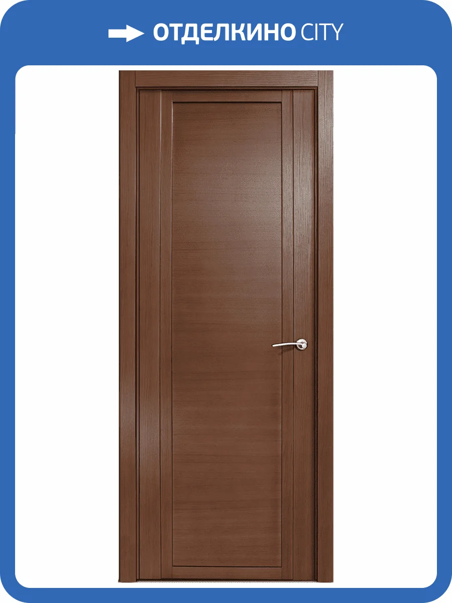 Межкомнатная дверь шпонированная Milyana Qdo, глухая, дуб палисандр 900x2000 фото 2