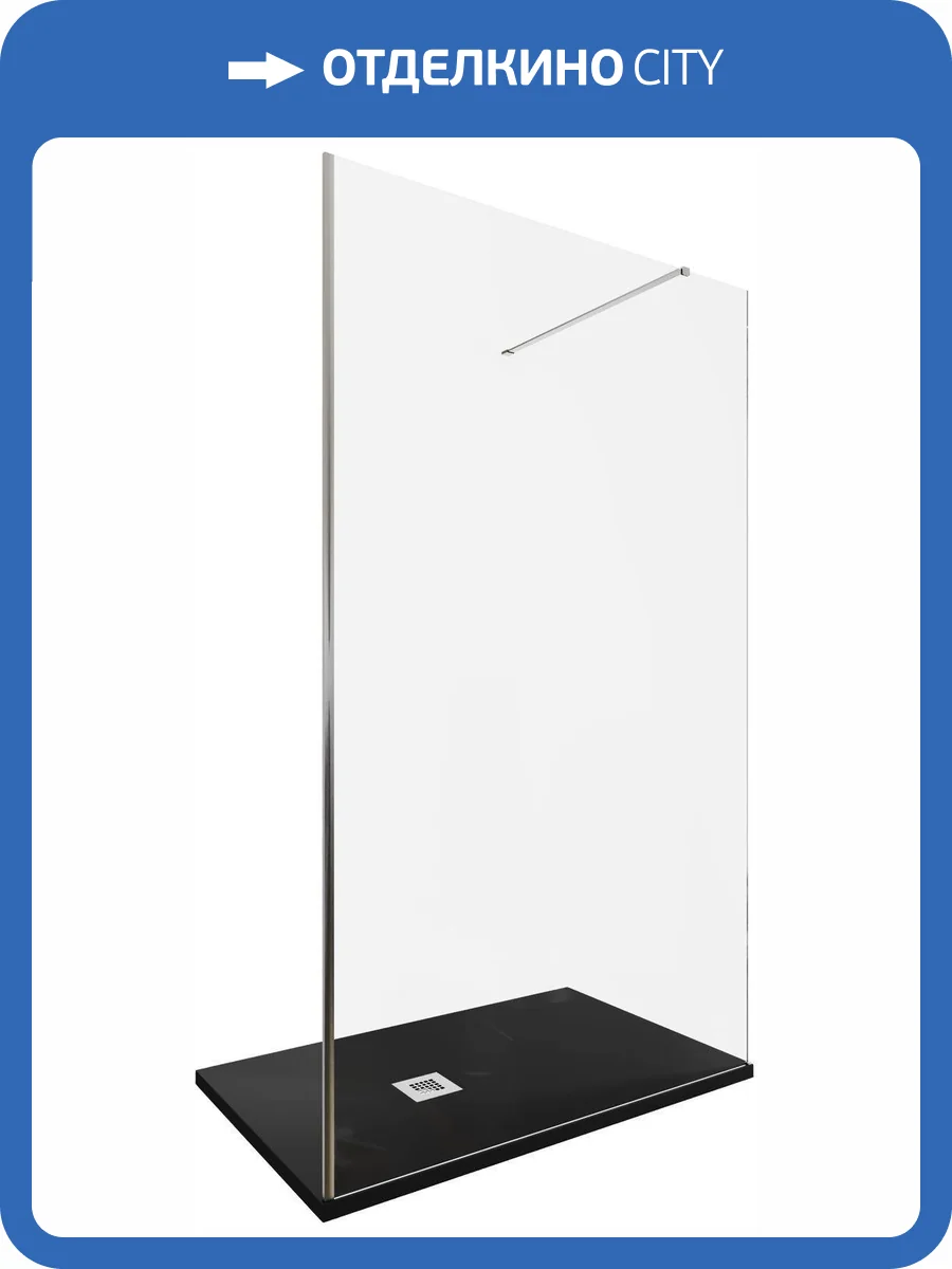 Душевая перегородка Allen Brau Infinity 3.21019.BA профиль серебро браш, стекло прозрачное, 120x200 фото 5