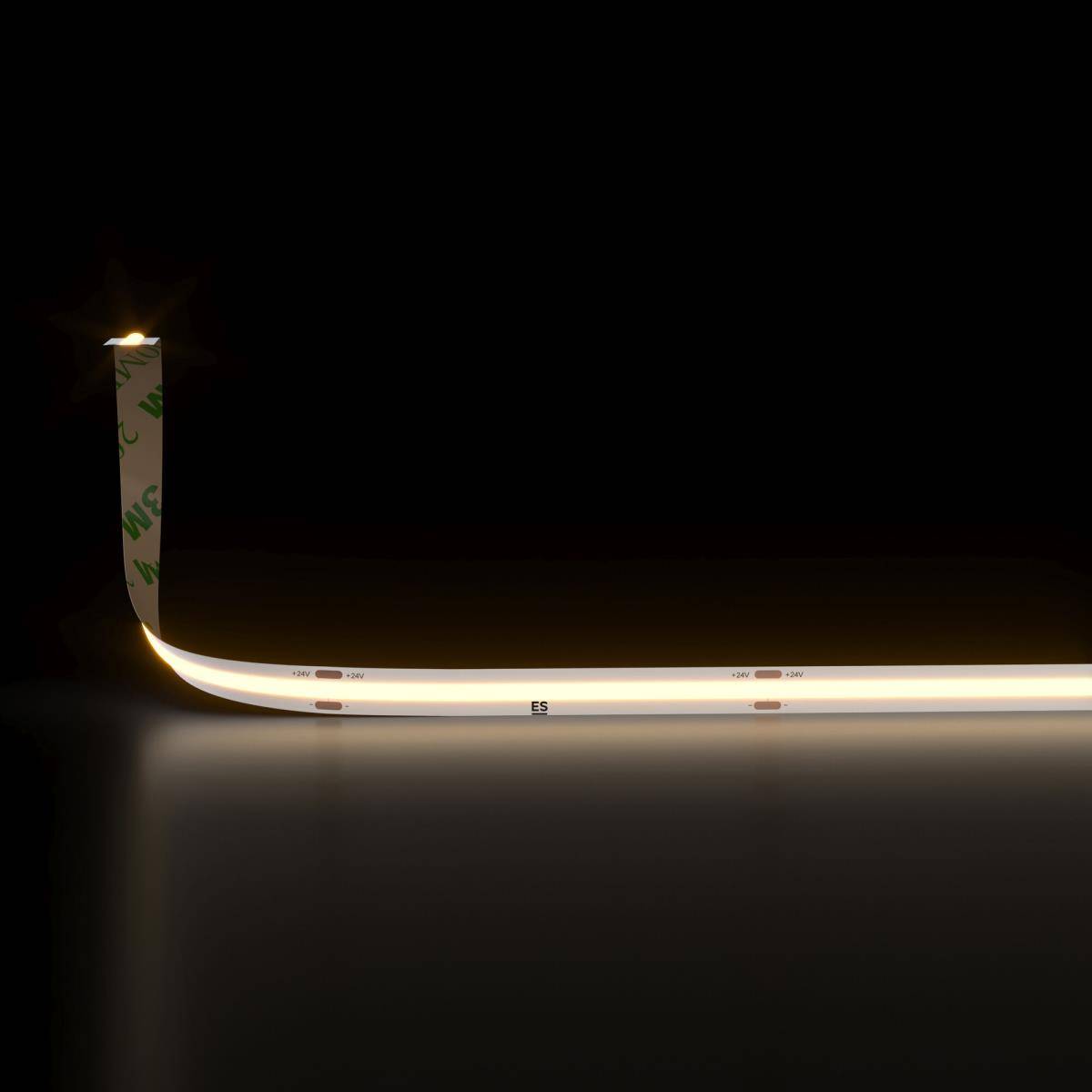 Светодиодная лента Elektrostandard COB 24V 480Led 14W IP20 3300K теплый белый 5м фото 2