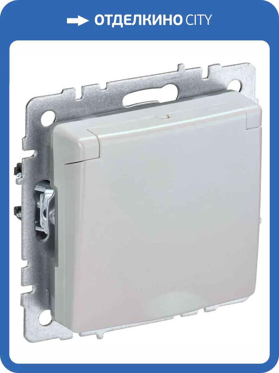 Розетка 1-местная с заземлением, шторками и крышкой IEK Brite BR-R16-16-44-K36 жемчуг фото 11