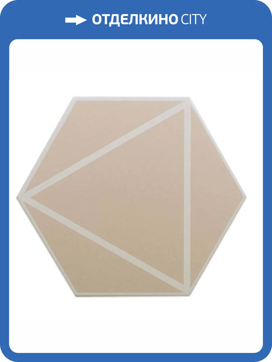 Керамогранит Dna Tiles Fancy 127017 Lines Cafe 20x23 фото 3