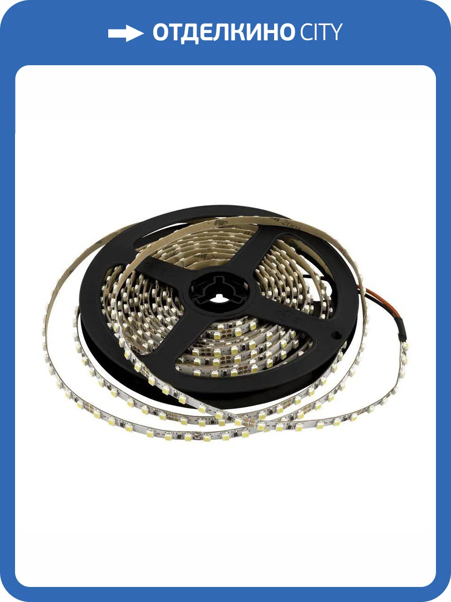 Светодиодная лента SWG 9,6W/m 120LED/m 3528SMD холодный белый 5M 005667 фото 6