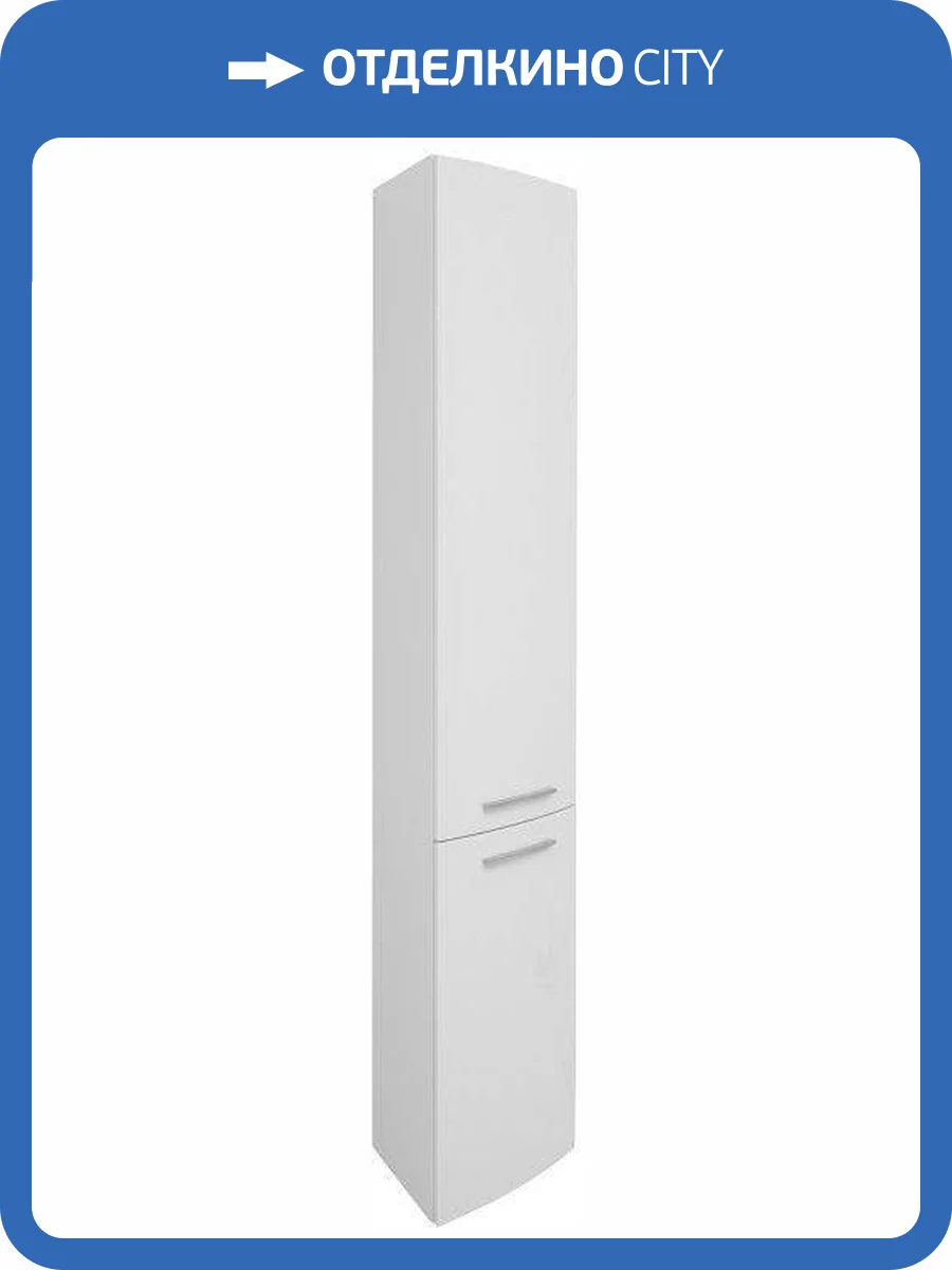 Шкаф-пенал De Aqua Тока 167567 R угловой белый, 1760x350x350 фото 6