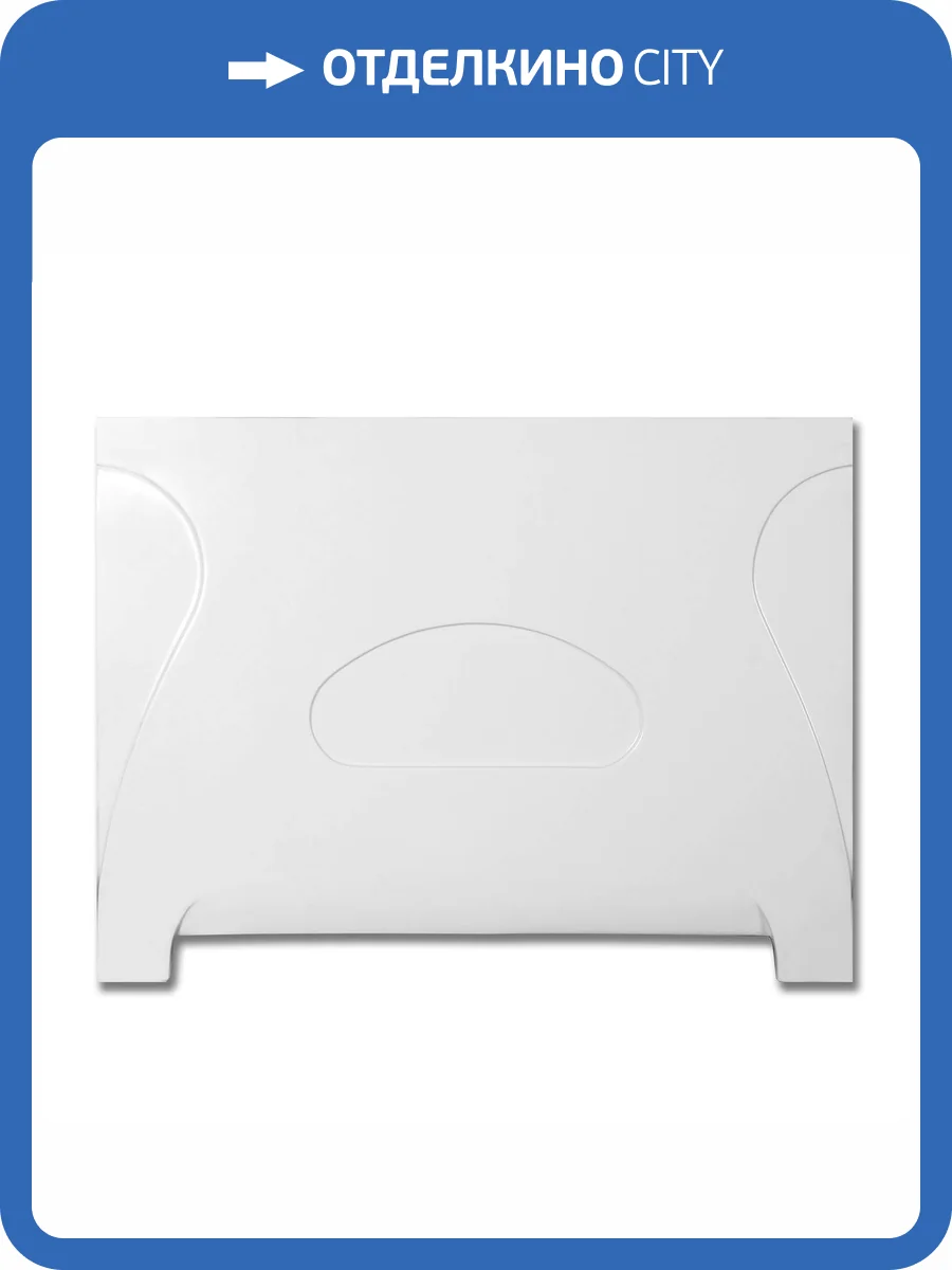 Экран торцевой Эстет Дельта ФР-00004722 750, с узором, Белый фото 2