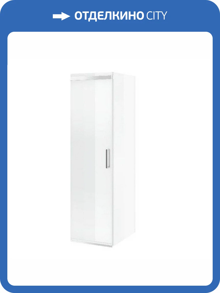 Боковая стенка для пристенного ограждения EXCELLENT Rols 80 см (хром) фото 3