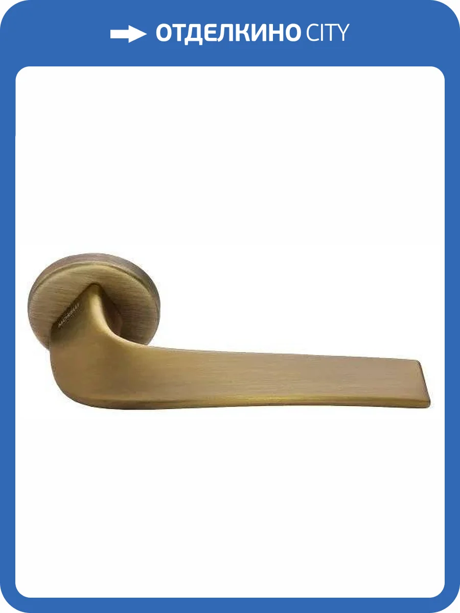Дверная ручка Morelli COMETA R5 CAFFE кофе толщина розетки - 7мм фото 3