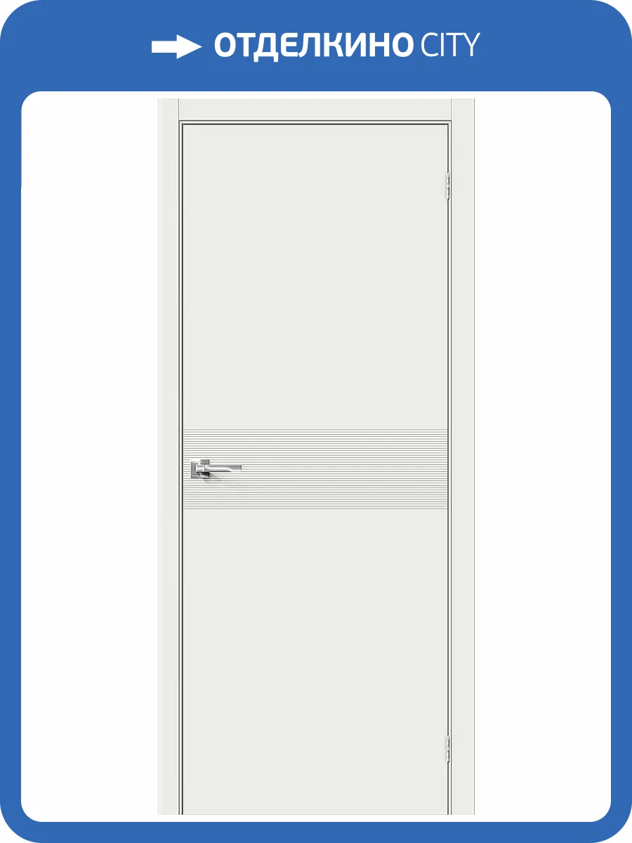 Межкомнатная дверь Bravo 146-0490 Граффити-23 Super White 200x60 фото 2