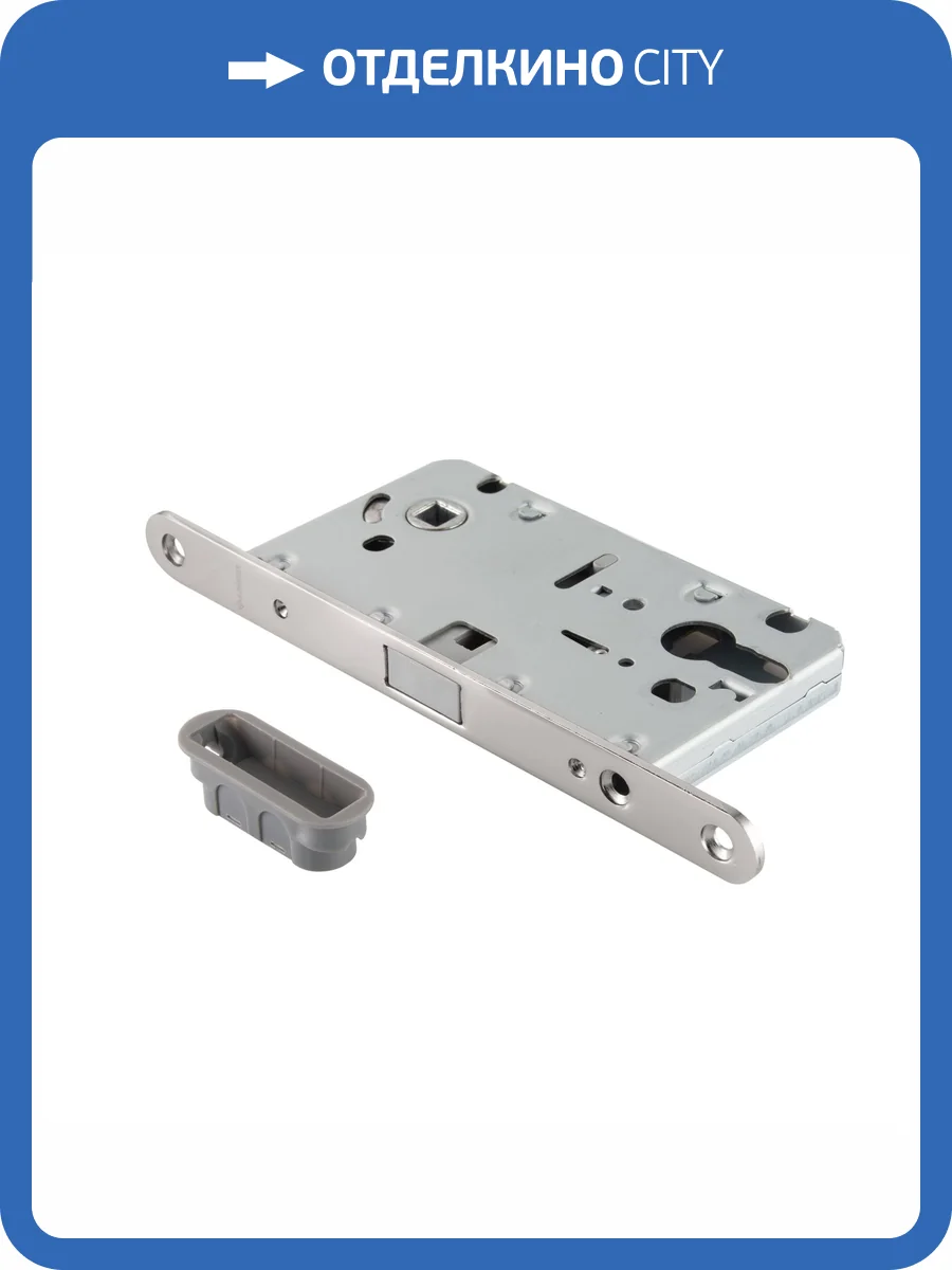 Межкомнатная защелка Archie LM 5212 CL магнитная (под евроцилиндр) LM 5212 CL N (Хром) фото 3