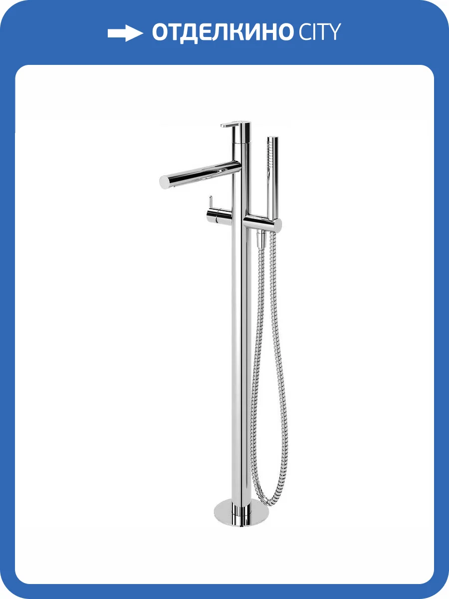 Смеситель для ванны Cezares LEAF-VDP-01 хром фото 3