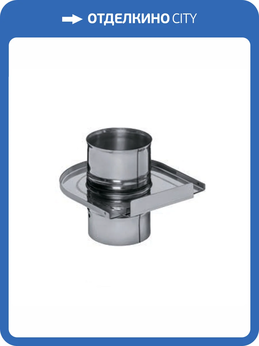 Шибер-задвижка FERRUM (430/0,8 мм) Ф115 фото 3