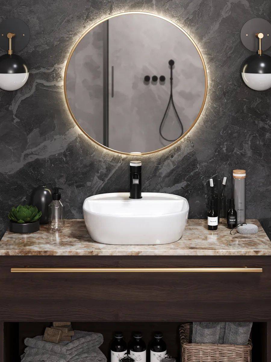 Раковина Watersense Rita 40 W00017 белая фото 7