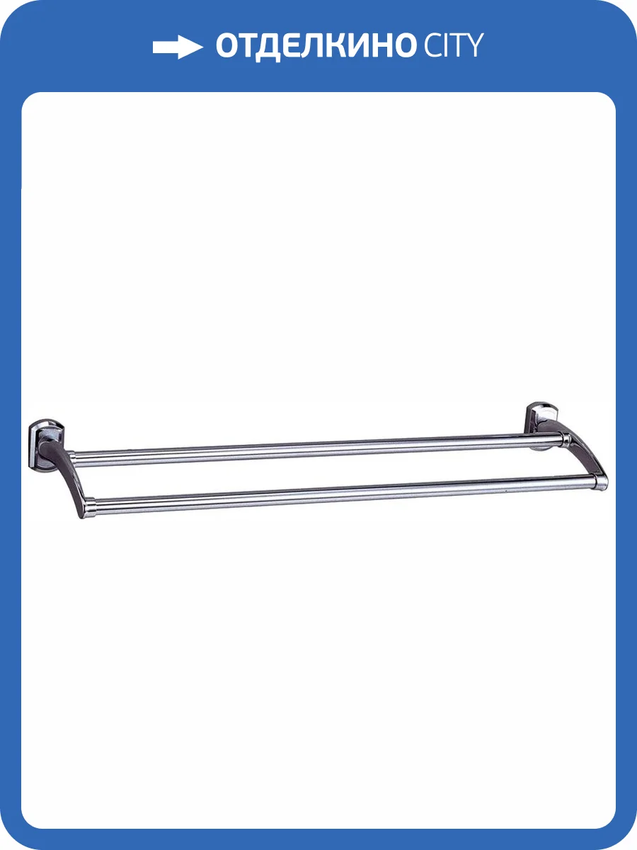 Полотенцедержатель Wasserkraft Oder K-3040 двойной фото 5