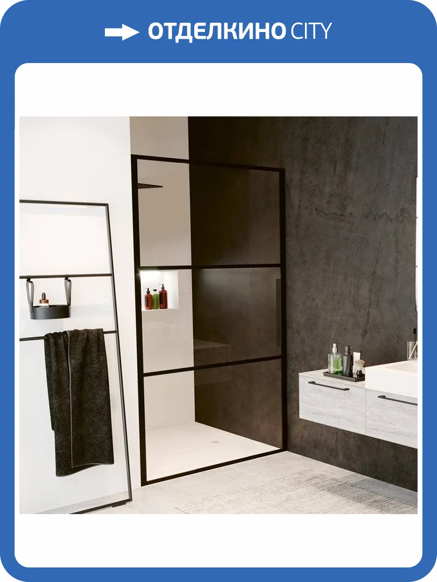 Душевая дверь в нишу Riho Grid GB101 100 см фото 4