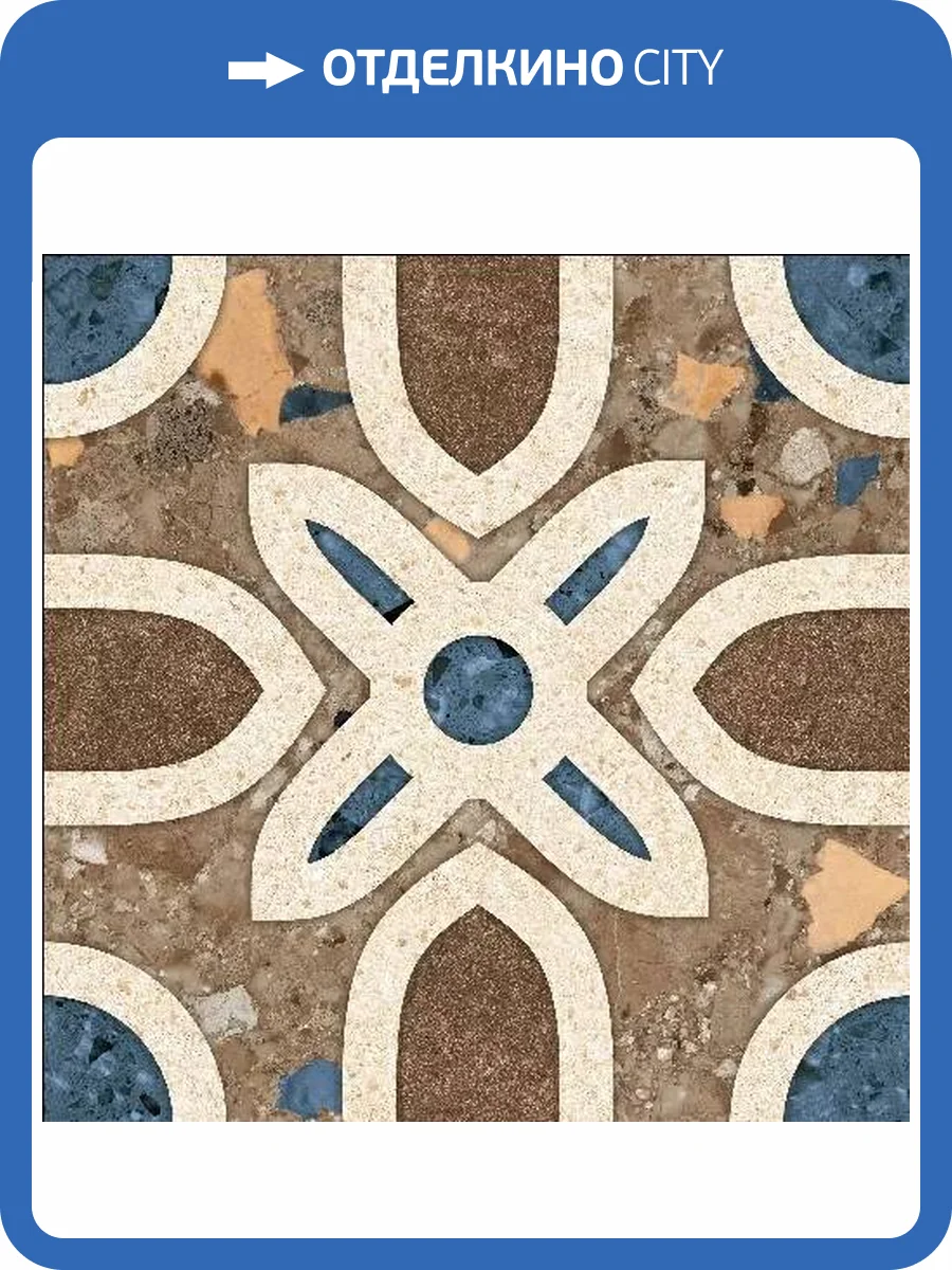 Керамогранит Gresant Artstone Infinia Collection Rock Florida Zinc Matt 40x40 фото 12