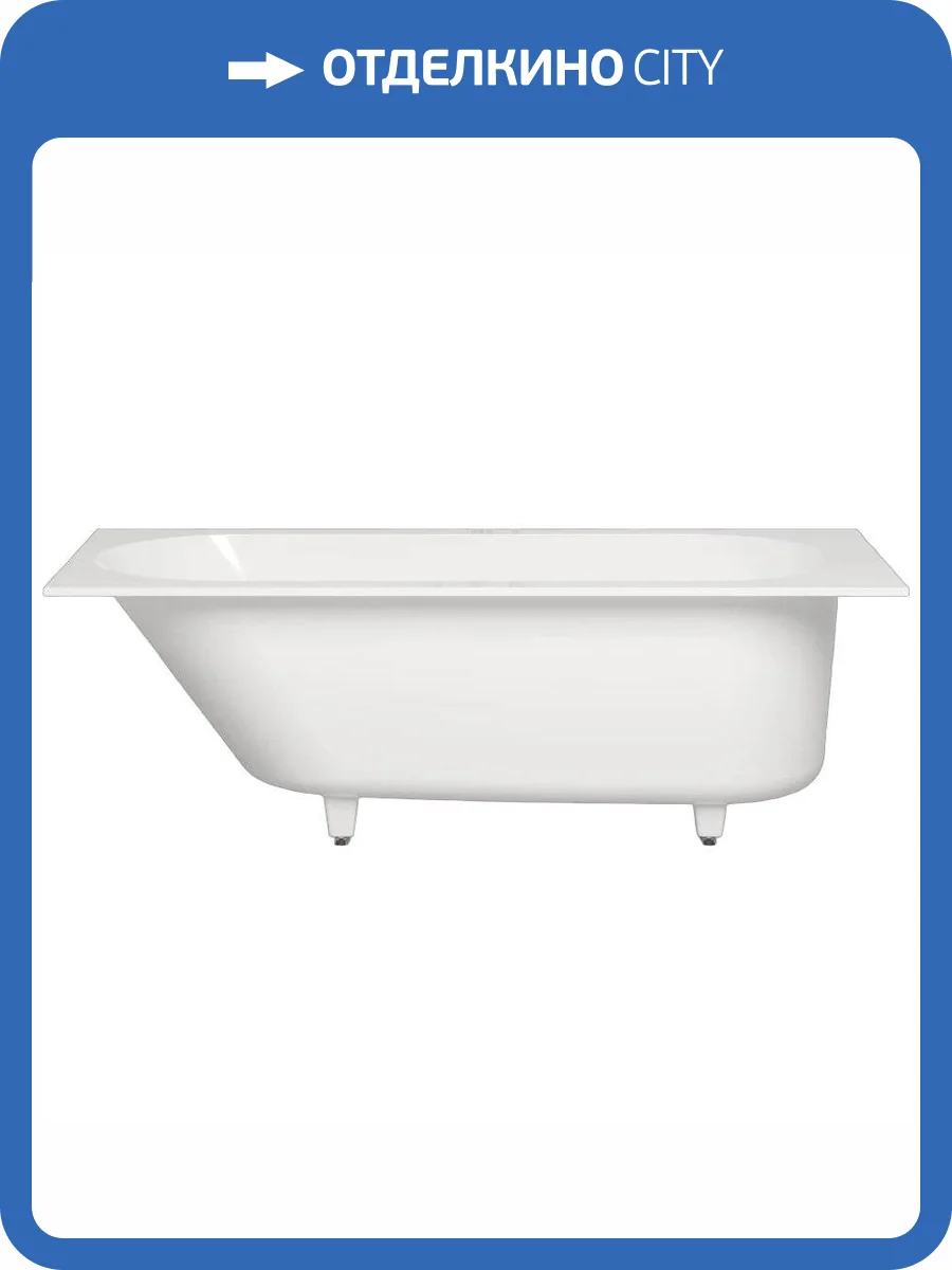 Ванна из искусственного камня Salini Ornella S-Sense 102313G 170x70 глянцевая фото 7