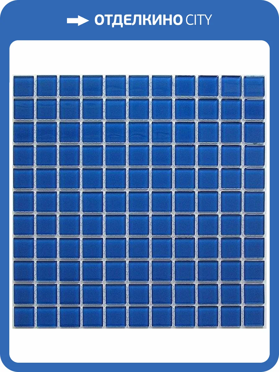 Мозаика Bonaparte Deep Blu (2.5x2.5) 30x30 фото 2