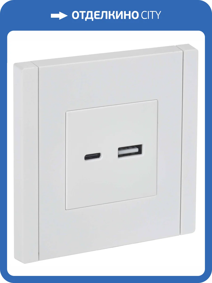 Розетка USB type A+C IEK Forte&Piano FP-U22-D31-K01 белый фото 4