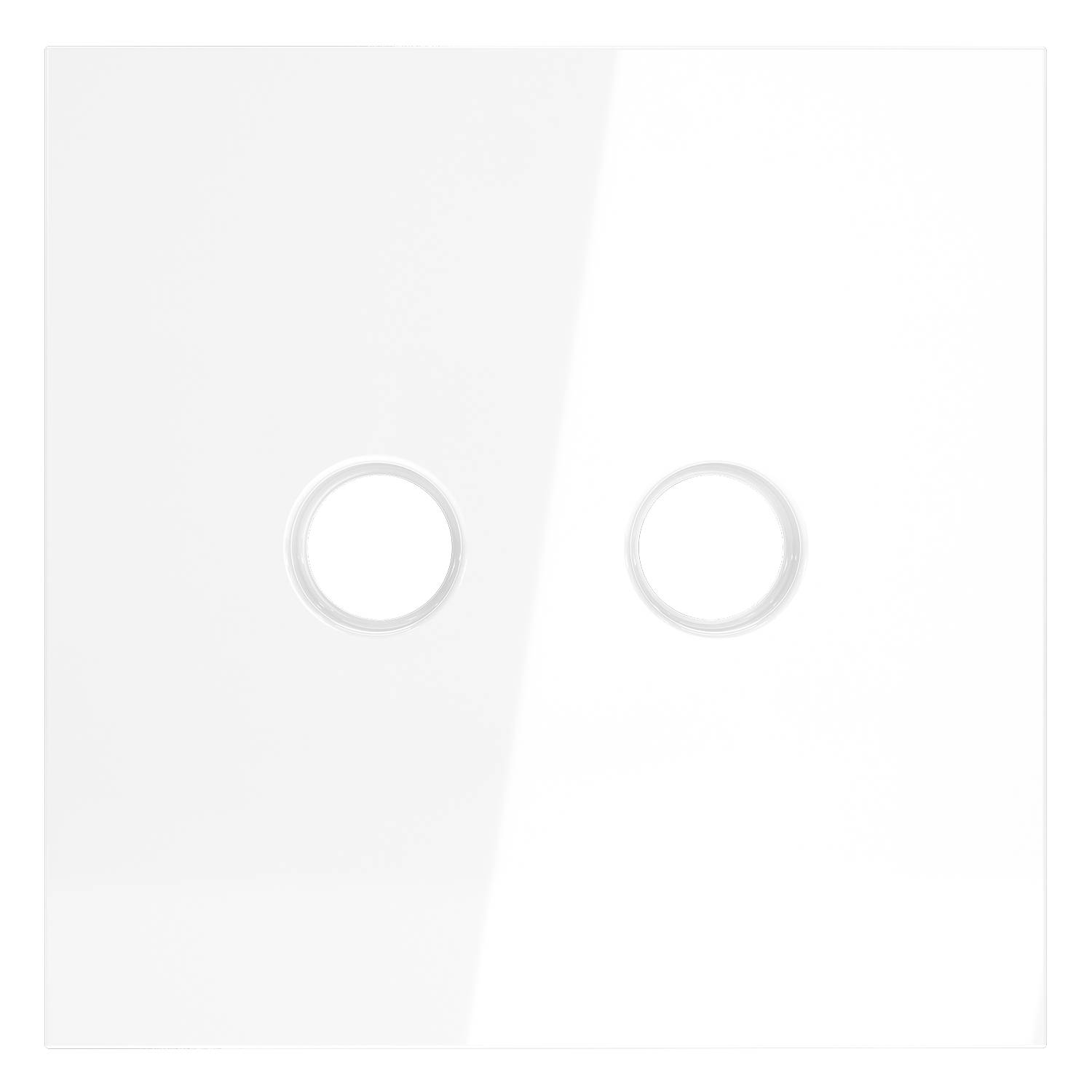 Лицевая панель для двойной ТВ розетки Voltum S70 VLS001601 белый фото 2