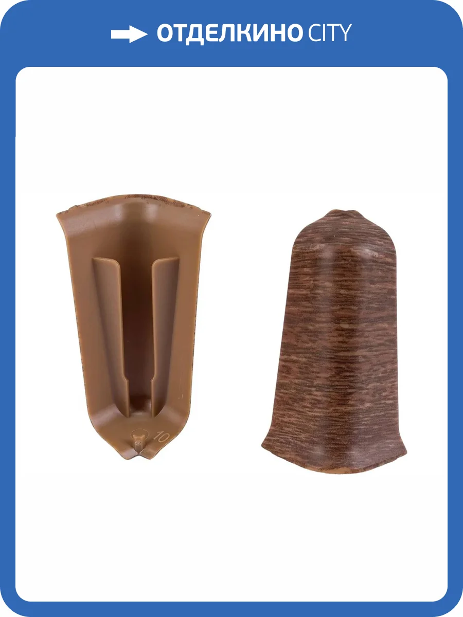 Наружный (внешний) угол Ideal Деконика Орех 55 мм фото 2