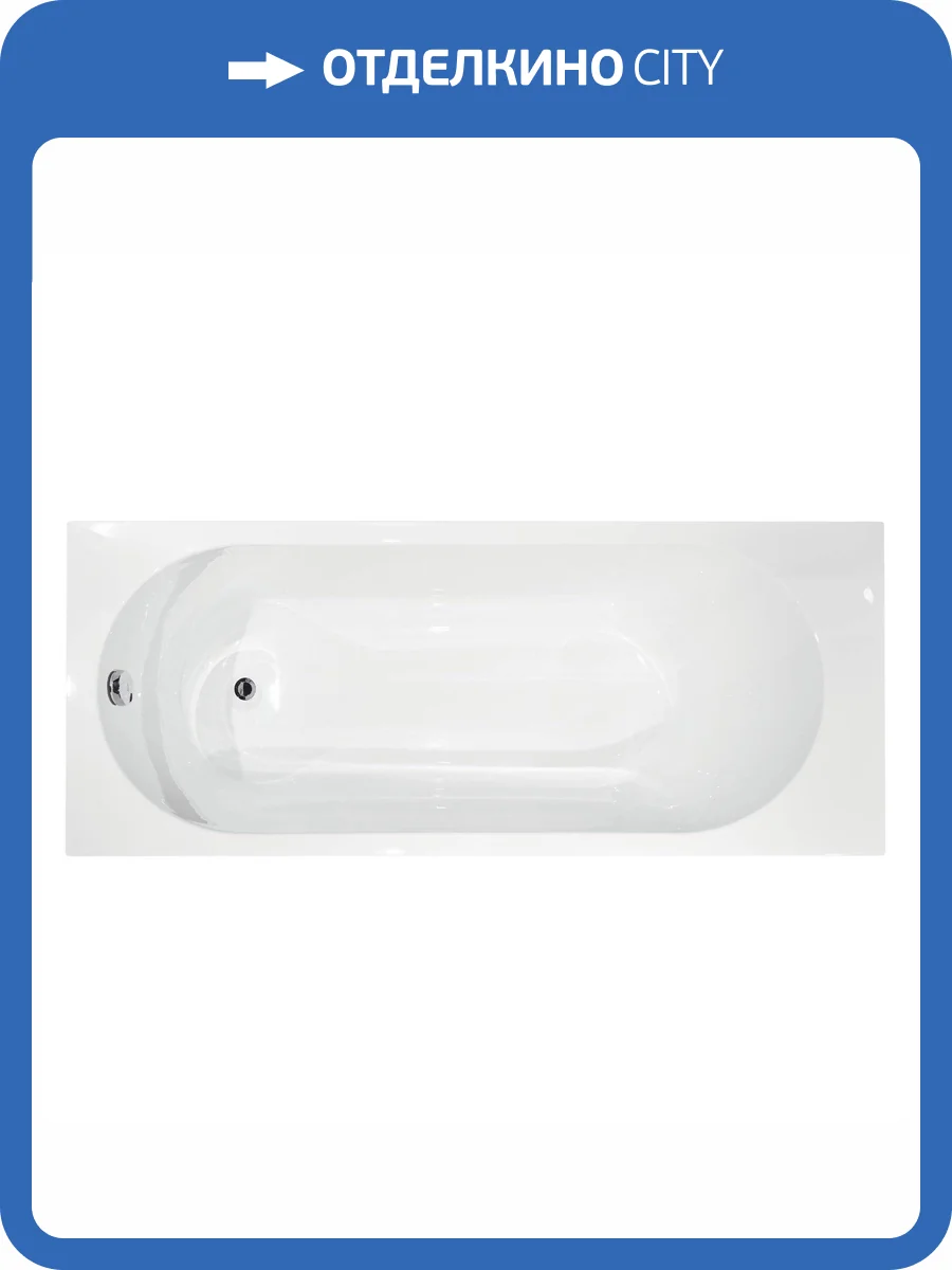 Акриловая ванна Creto Solly 150x70 с каркасом фото 8
