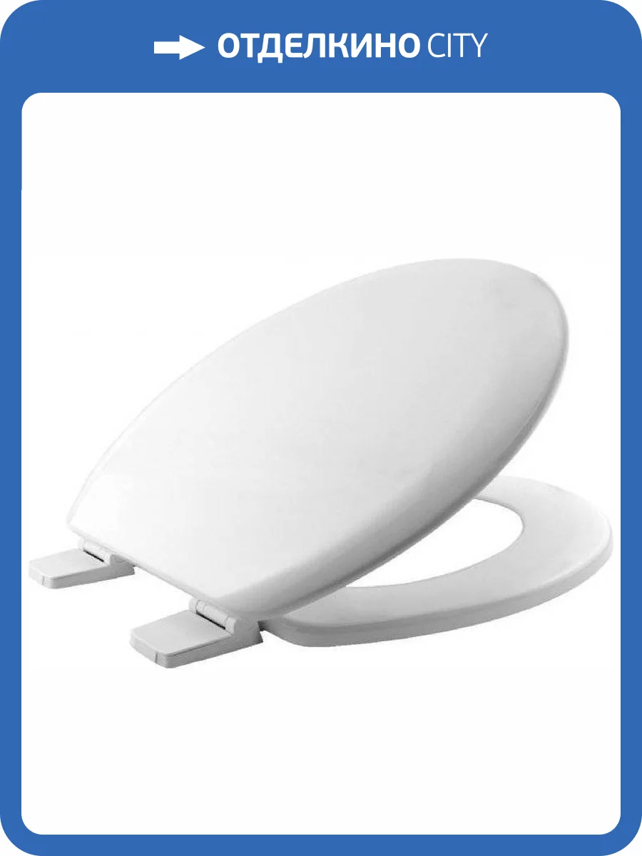 Крышка-сиденье Nofer Classic 5000AR деревянная, белая фото 3