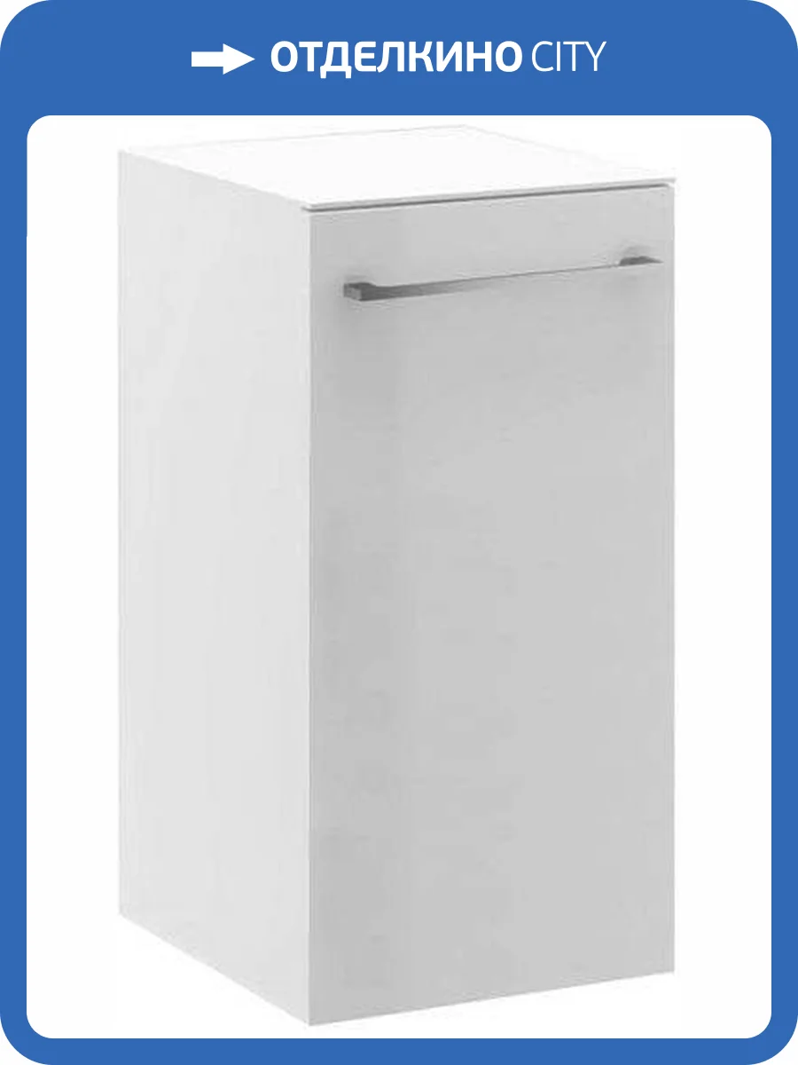 Шкаф-пенал De Aqua Тока 167404 белый, 650x350x350 фото 4