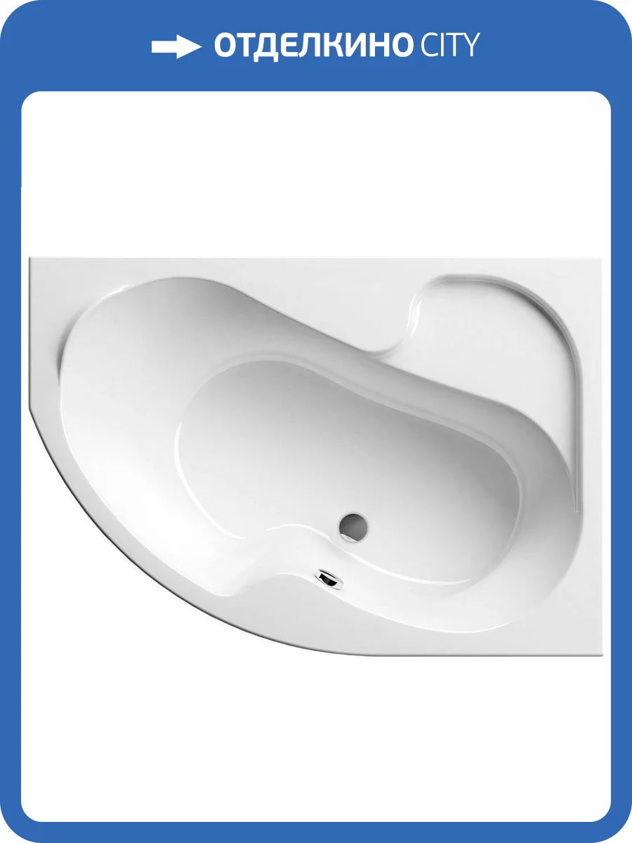 Акриловая ванна Ravak Rosa I 150x105 правая, с ножками фото 12