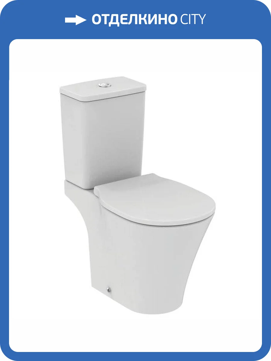 Унитаз-компакт Ideal Standard Connect Air E009701 + T473501 + E036601 euro white (евробелый) фото 5