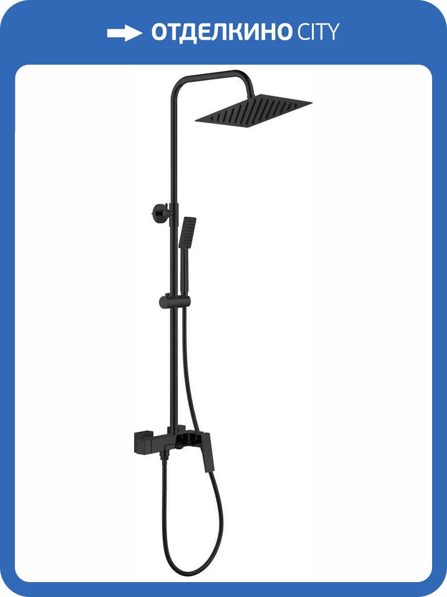 Душевая стойка Rush Thira TR3635-50Black черная фото 3