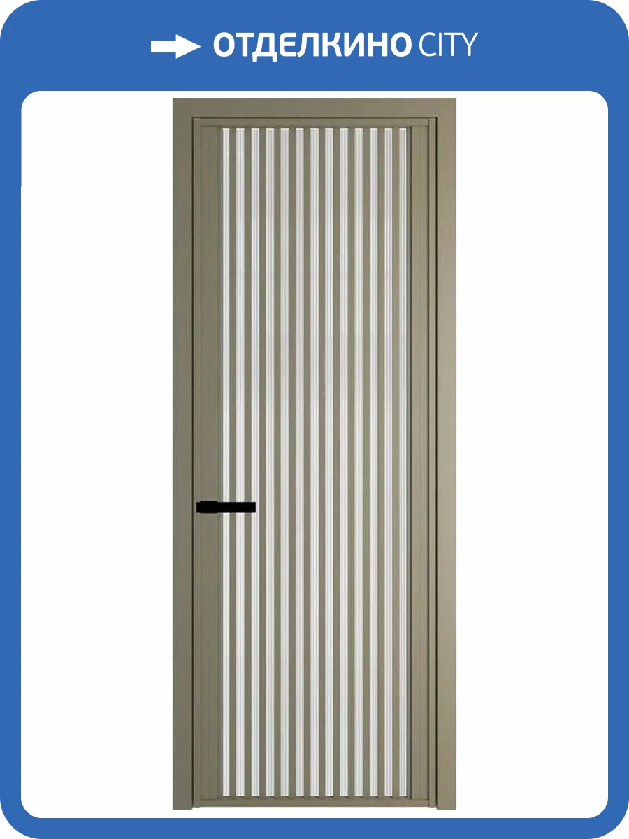 Межкомнатная дверь Profil Doors 3 AGP цвет профиля Шампань, стекло безопасное 6 мм мору осветленное 600x2000 фото 2