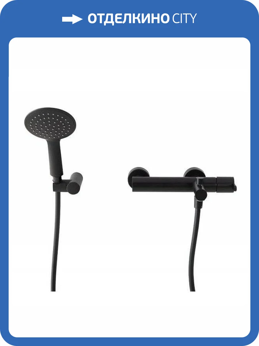 Смеситель для ванны Cezares LEAF-VD-L-NOP черный фото 3