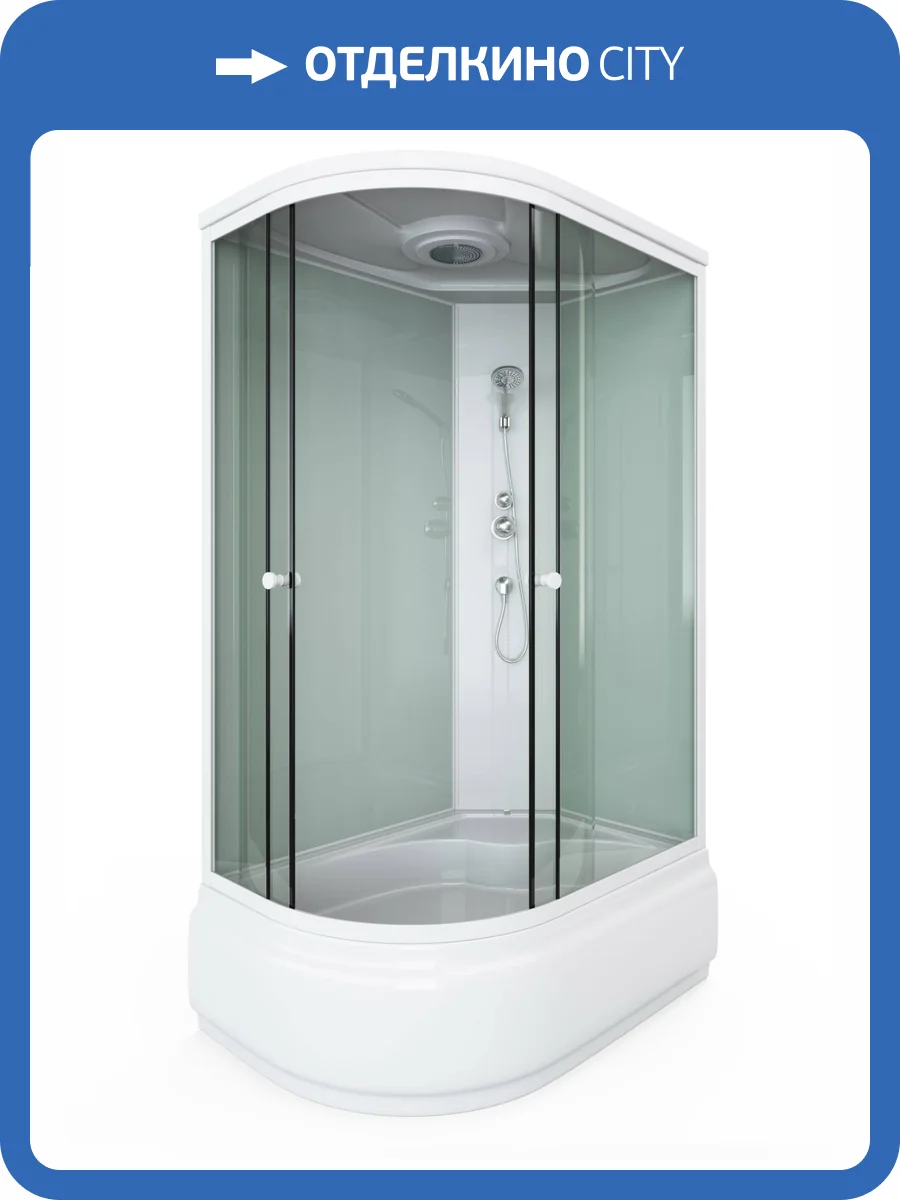 Душевая кабина Arcus Style S-09 R 80x120x215, стекла - матовые фактурные, правая фото 3