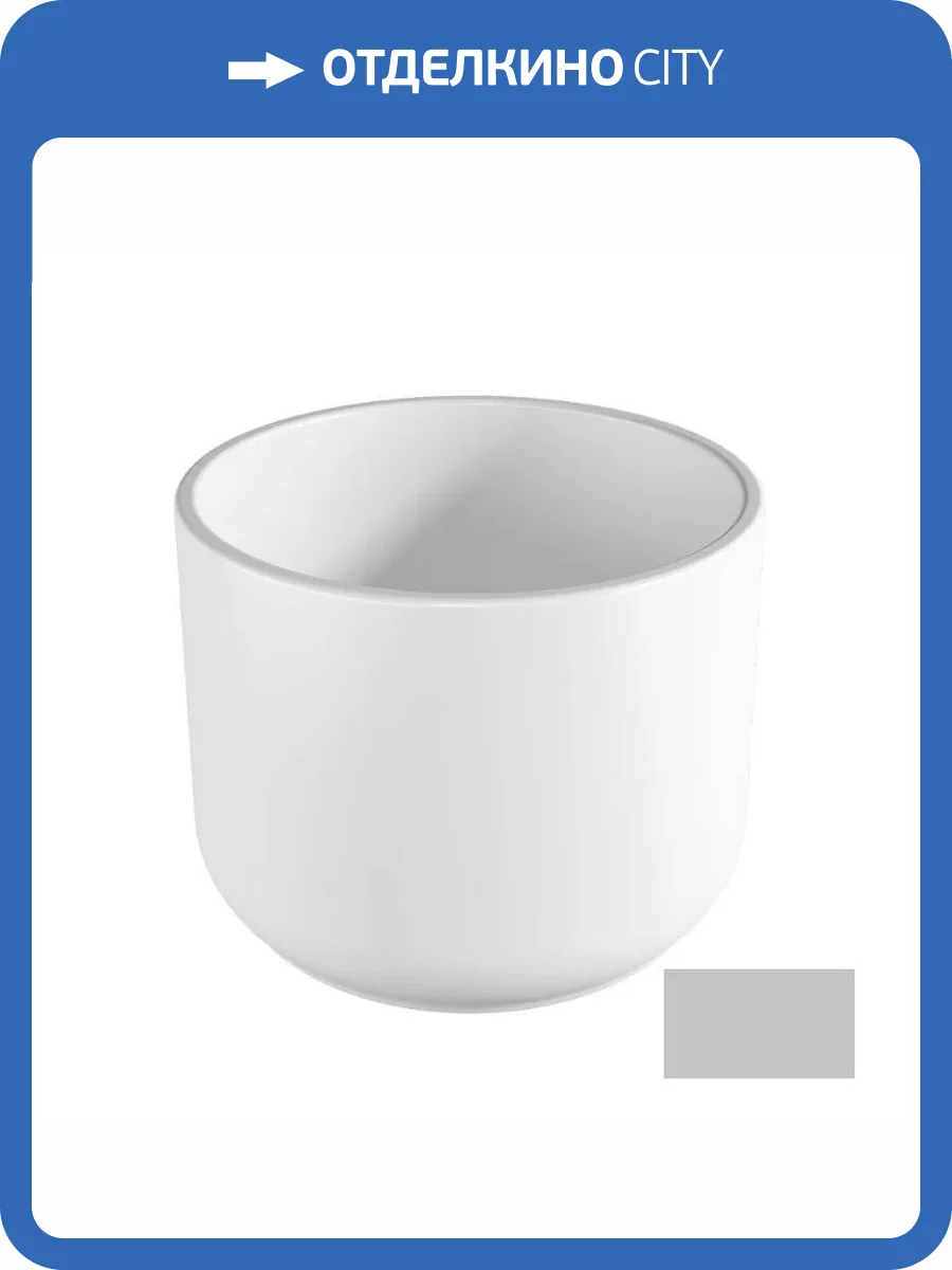 Раковина Isvea Allegro 10AL66042-2V 42 см, серый камень, матовая фото 3