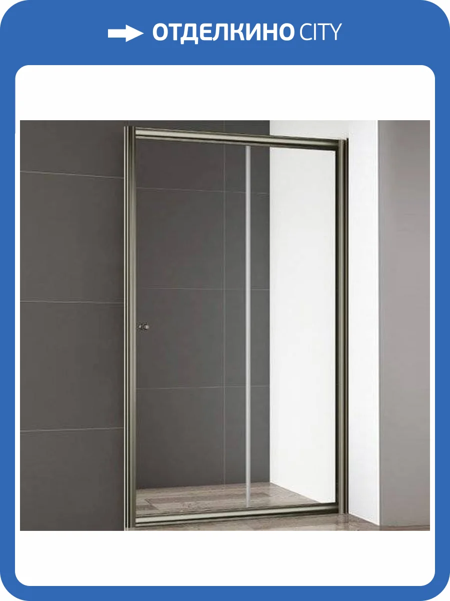 Душевая дверь в нишу Cezares Giubileo-BF-1 прозрачное стекло, бронза фото 7