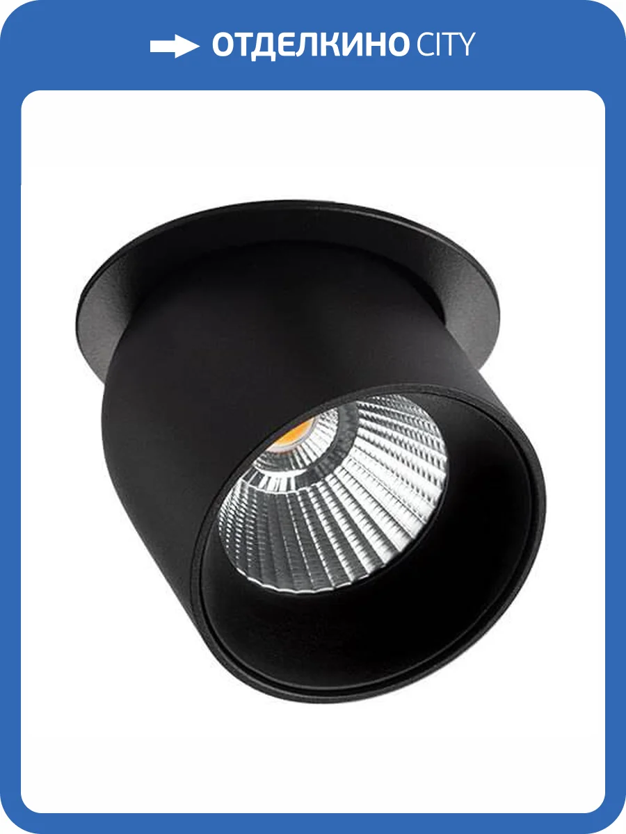 Встраиваемый светодиодный спот Italline DL 3142 black фото 2