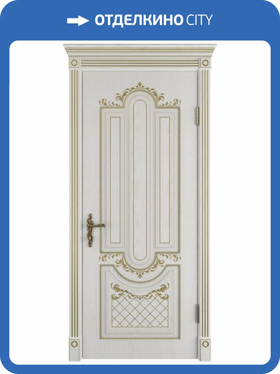 Межкомнатная дверь Владимирская Фабрика Дверей Alexandria Bianco Classic PG 600x2000 фото 2